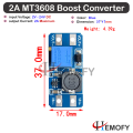 MT3608 DC-DC Boost Converter Module 2A Step-Up Power Supply 28V Max Output for DIY Electronics | Hemofy |. 