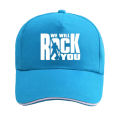Cotton Trucker Caps We Will Rock You Print Baseball Cap Men Women Unisex Fashion Queen Rock Band Fans Rock Roll Hip Hop Hats. 