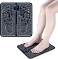 EMS Foot Massager, USB Rechargeable Folding Portable Electric Massage Mat 6 Modes with 9 Intensity Levels. 
