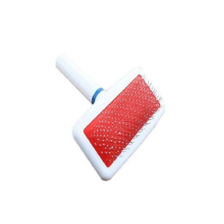 Dense Needle Hair Comb Plastic Handle Pets Brush for Cat & Dog