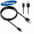 Original USB Type C Fast Charging cable-Data Cable For Samsung Galaxy S8 / S8 Plus/ note 8 / note9 & All Other Type c supported phones 2.1A 1.2m fast charging sync data wire. 