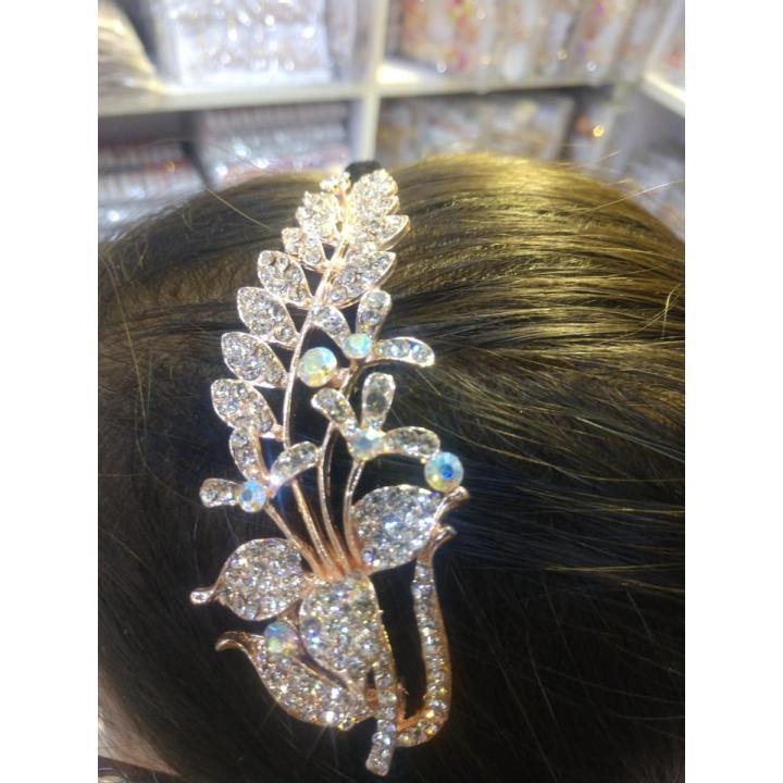 New Fashion Rhinestone Headband Luxury Full Diamond Hair Band Woman