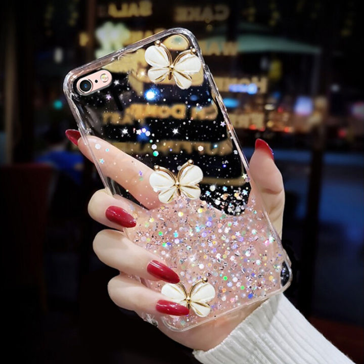 For%20iPhone%206s%20Plus%20/%20iPhone%206%20Plus%20Back%20Cover%20Luxury%203D%20Shiny%20Rhinestone%20Butterfly%20Glitter%20Sequins%20Starry%20Girls%20Cases%20Clear%20Soft%20TPU%20Silicone%20Protective%20Mobile%20Phone%20Case%20-%20Image%202