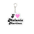 Melanie Martinez Key Chain Key Ring Keychain for Accessories Bag Acrylic Sunny Pendant Melanie Martinez Keyring Chains Jewelry F. 