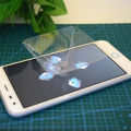 1pc Mini 3D Hologram Pyramid Display Projector Durable Video Stand Universal. 