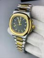 Patek Philippe watch black dial two tone wrist watch | Patek Philippe watches man woman. 