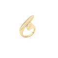 Waterproof Jewelry 18K Gold Opening Irregular Thick Rings Irregular Finger Chunky Rings for Women Jewelry. 