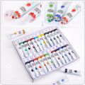 Acrylic Color Paints, Paint Tubes, Set of 12/24 Colours. 