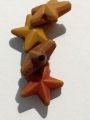 Cute Brown Tiny Star Plastic Beads – Pack of 40gms. Versatile for DIY Jewelry, Craft Projects, Dress Accessories, Home Decorative Ideas.. 
