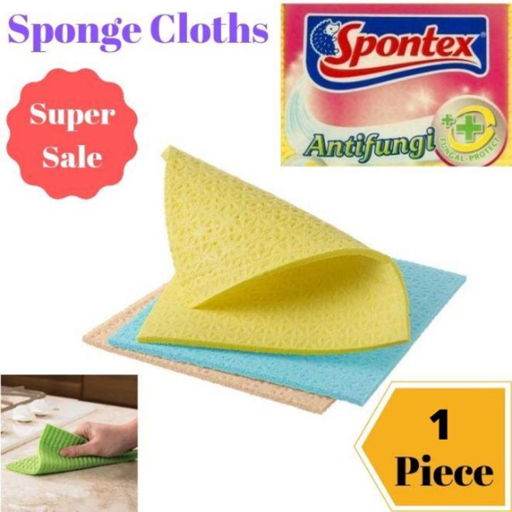Spontex Sponge Cloths Super absorbent Strong and durable- 1 Piece