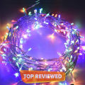 20 ft Multi RGB Fairy Light String Still - 220V - Ideal for Wedding Birthday Party Decorations rgb lights for room Non LED Light. 