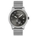Hugo Boss Legacy Men’s Watch Silver Mesh Black Dial-1513673. 