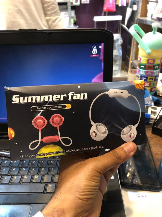 Portable%20Neck%20Fan%20Rechargeable%20USB%20Mini%20Hanging%20Fan%20%7C%20Dual%20Head%20Wearable%20Cooling%20Fan%20%7C%203%20Speed%20Hands%20Free%20Summer%20Fan%20for%20Travel%20Office%20Gym%20Outdoor%20-%20Image%204