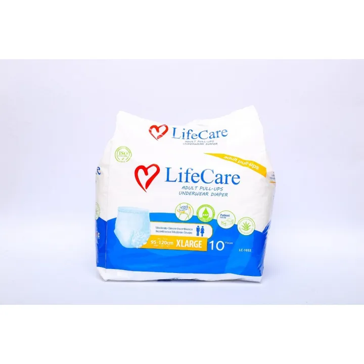 LifeCare%20Adult%20Incontinence%20Pants%20for%20Men%20and%20Women%20Pull%20Up%20Maxi%20Dry%20Underwear%20Safe%20Leak%20Protection%20from%20Weak%20Bladder%20Bed%20Wetting%20Disposable%20Nappies%20Panty%2010s%20XL%20Extra%20Large%20Size%20-%20Image%202