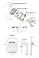 TWS I12 & i7s Airpods_ with Super Sound & High Quality Touch Sensors True Stereo Headphones with Built in Mic 10m Transmission Bluetooth Wireless Earbuds , Chargng Case Sport Headset for all Bluetooth Smart devices.... 