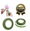 Green Floral Tape 30 Yards/Roll 12mm Floriculture Paper Tape Fun DIY Art Handcraft Floral Tape Flower Bouquets Stem Wrap Adhesive Tape. 