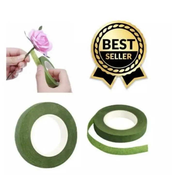Green%20Floral%20Tape%2030%20Yards/Roll%2012mm%20Floriculture%20Paper%20Tape%20Fun%20DIY%20Art%20Handcraft%20Floral%20Tape%20Flower%20Bouquets%20Stem%20Wrap%20Adhesive%20Tape%20-%20Image%203