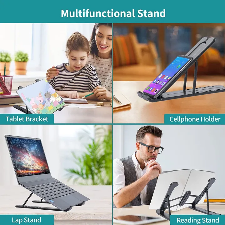 Foldable%20laptop%20stand%20for%20bed%20lightweight%20ventilate%20portable%20laptop%20stand%20with%207-Level%20adjustable%20Height%20%20for%2011%20-%2015%20Inch%20notebook%20stand%20ABS%20High%20Quality%20plastic%20laptop%20stand%20with%20aluminum%20center%20rod%20and%20non-slip%20silicon%20grip.%20-%20Image%208
