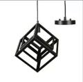 New Double Square Cube Hanging Light , Ceiling Light , Ceiling Lamp, Pendant Lamp, Pendant Light For Home, Office, TV Lounge, Bed Room, Led Light, Led Bulb, Filament Bulb (BULB NOT INCLUDED). 