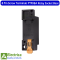 1 pcs of 8 Pin Screw Terminals PTF08A Relay Socket Base for 12v / 220V Relay by Electrica. 