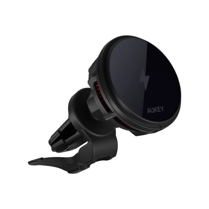 Aukey MagLink Freeze Magsafe Wireless Charging Car Mount (Strong Magnetic Force) with Semiconductor Cooling System (HD-M12)