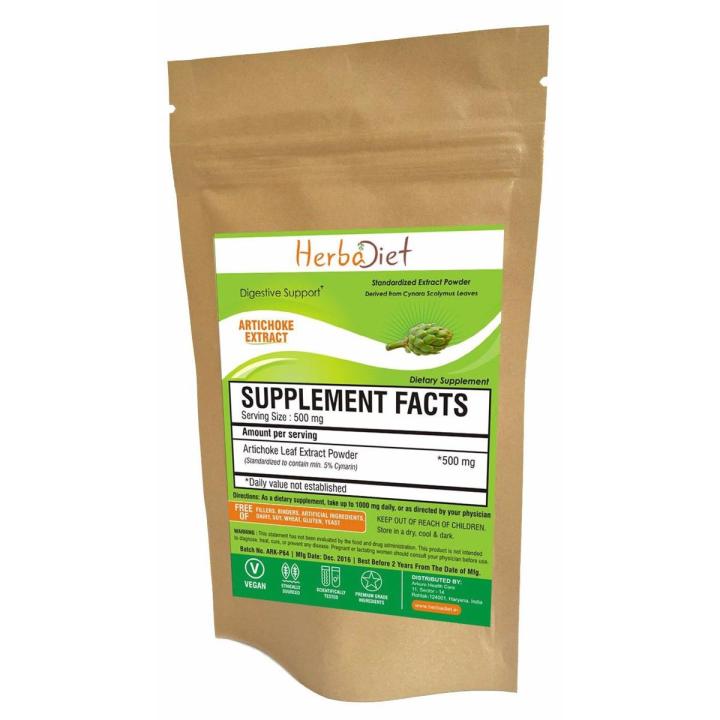 Artichoke Extract Powder 5% Cynarin For Digestive Metobolism  100gm