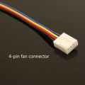 PWM GPU Fan Adapter, Mini 4 Pin to Strandard 4 pin Extension Converter Cable, Graphics Card Fan Cable. 