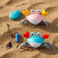 Remote Control Crawling Crab with Music and Light Early Educational Baby Toy. 