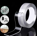 KS 1 Pcs Double Sided Tape, 2.5M , Transparent, Double Sided Tape for Walls, Double Sided Adhesive Tape, Mounting Tape, Adhesive Tape, Two Sided Tape, Double Stick Tape, Double Face Tape. 