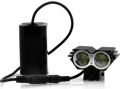 Power 5000 Lumens XM-L U2 LED Bicycle Light 6400mAh 4 Modes Waterproof LED Bike Lmap Head Light Super Bright Lighting Lamp for Outdoor Sports Like Camping Hiking. 