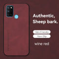 AnDyN Sheepskin Lambskin Case For Realme 7i Realme C17 Luxury Leather Phone Case Soft TPU Silicone Back Cover Lens Protect Shockproof Casing. 