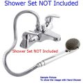 Muslim Shower Chain Pipe - Bath Hand Shower Steel Pipe  ( CP Chain ) - 1 Piece. 