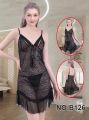 Shezzy Honeymoon Romantic Modern Night Suit For Women and Girls Lace Net Sleepwear. 