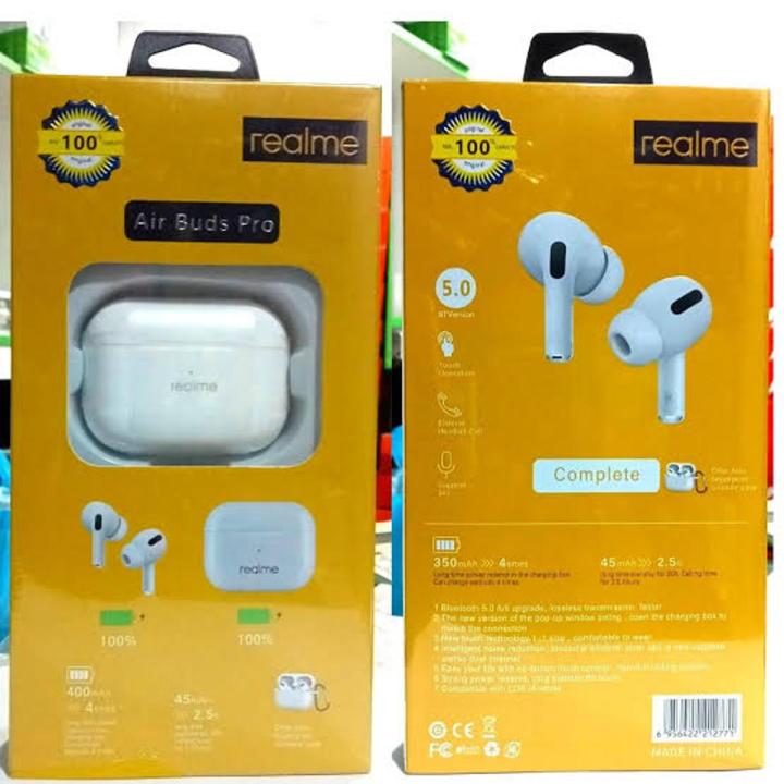 Realme Air Buds 400mAh Battery offer Anti-fingerprint
