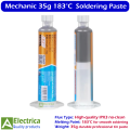 Mechanic XGZ40 IPX3 35g Soldering Paste High-Quality Leaded Flux Cream for PCB Rework, SMT & SMD Repair by Electrica. 