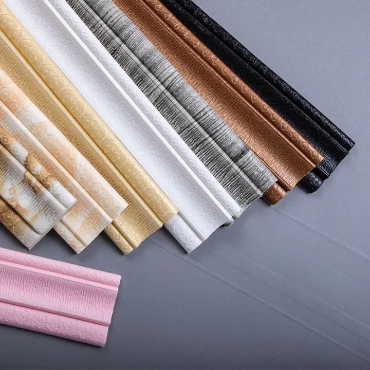 2.3m%203D%20Wallpaper%20Border%20Wall%20Sticker%20Wall%20Trim%20Line%20Waterproof%20PE%20Foam%20Self-Adhesive%20Modelling%20Trim%20Wall%20Skirting%20Flexible%20Molding%20Ceiling%20Border%20Line%20Interior%20Decoration%20-%20Image%204