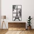 WOW Vintage 5 Frame Eiffel Tower 3D Wooden Wall Decor Ideas | Wooden Wall Art Decoration Items for Home Decor and Offices | Decorative Wooden Scenery for Rooms | Home Decoration Items for Wall Stickers for Bedrooms | Wooden Decore Items | Gift Items. 