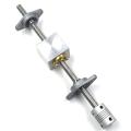 1Set 200mm Length 8mm Dia  Vertical 2mm Lead Screw Rod & Pillow Block Mounted Bearing T8 Lead Screw Kit for  Printer. 