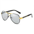 Fashion Hd Sunglasses for Men Day and Night Dual-Use Polarized Glasses for Driving Anti-Glare Uv Sunglasses. 
