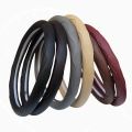 SuperAuto Universal Car PU Leather Steering Wheel Covers Anti-slip Skidproof Durable 38CM Dynamic Fibre Handmade Steering Wheel Cover. 