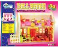 My Little Doll House Dollhouse Play Set for Girls (34 Pcs) - Multicolour. 