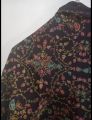 Black Pashmina Embroidered Stole. 