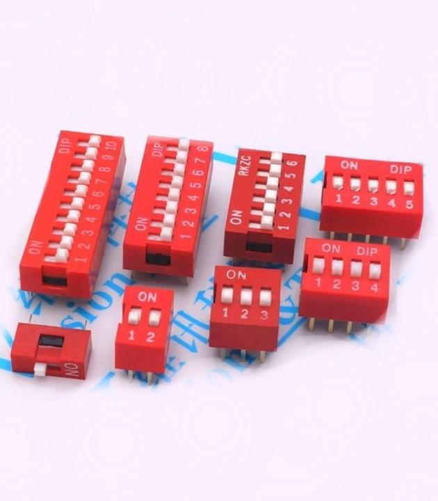 DS-10 flat dial switch 10 bit code button 2.54mm | Daraz.pk
