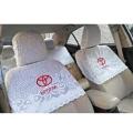 Universal Half Seat Car Cover white color. 