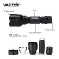 Super LED Flashlight C8 1-Mode 350LM 600-800 Yards Range Tactical Hunting Led Torch for Night Riding Camping Hiking Using 18650. 