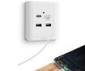 USB Outlets Receptacle TypeC Wall Outlet USB Electrical Outlet Socket 3.1 Amp. 