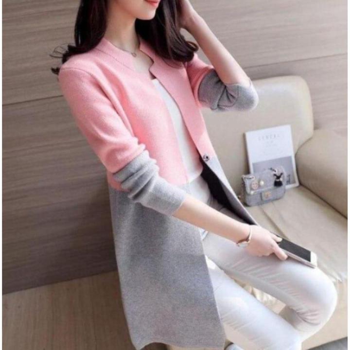 Ladies fleece casual coat