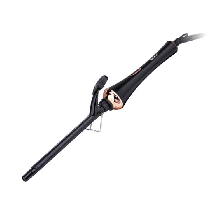 Kemei KM-S207M Women`s Hair Curler 27cm Wave Curling Iron Small Diameter Corn Hot Curling Iron