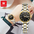 OLEVS Watch For Women Branded 2022 Elegance Waterproof  Stainless Steel Wristwatch - 5563. 