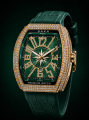 Premium Rhinestone Tonneau Watch for Men – Iced-Out Luxury Analog Timepiece with Embossed Leather Strap | Statement Formal Wristwatch for Parties, Weddings & Special Events – Best Birthday Gift for Husband, Father. 